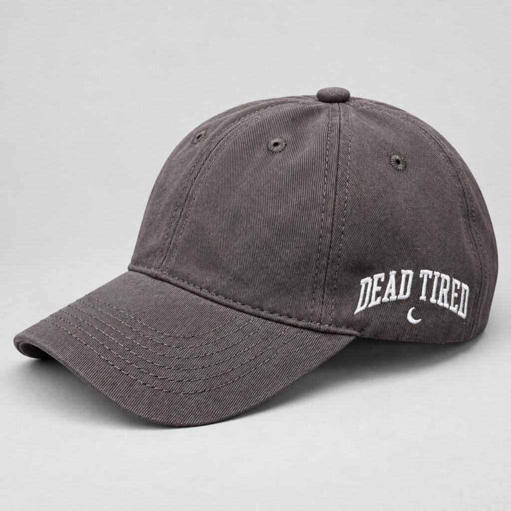 *Dead Tired* Embroidered Baseball Cap