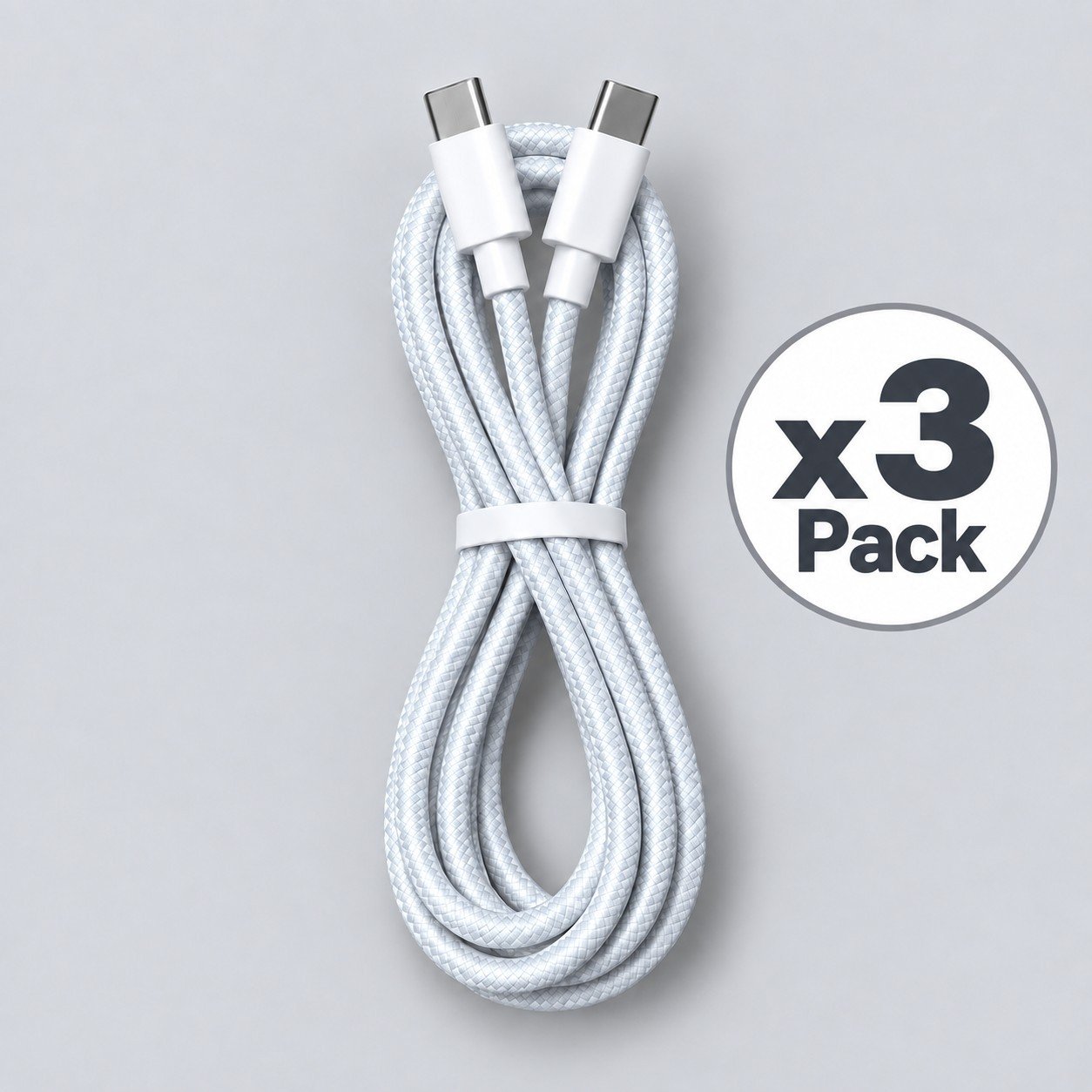 3 Pack 6FT Type C to Type C Super fast charging 60w charger